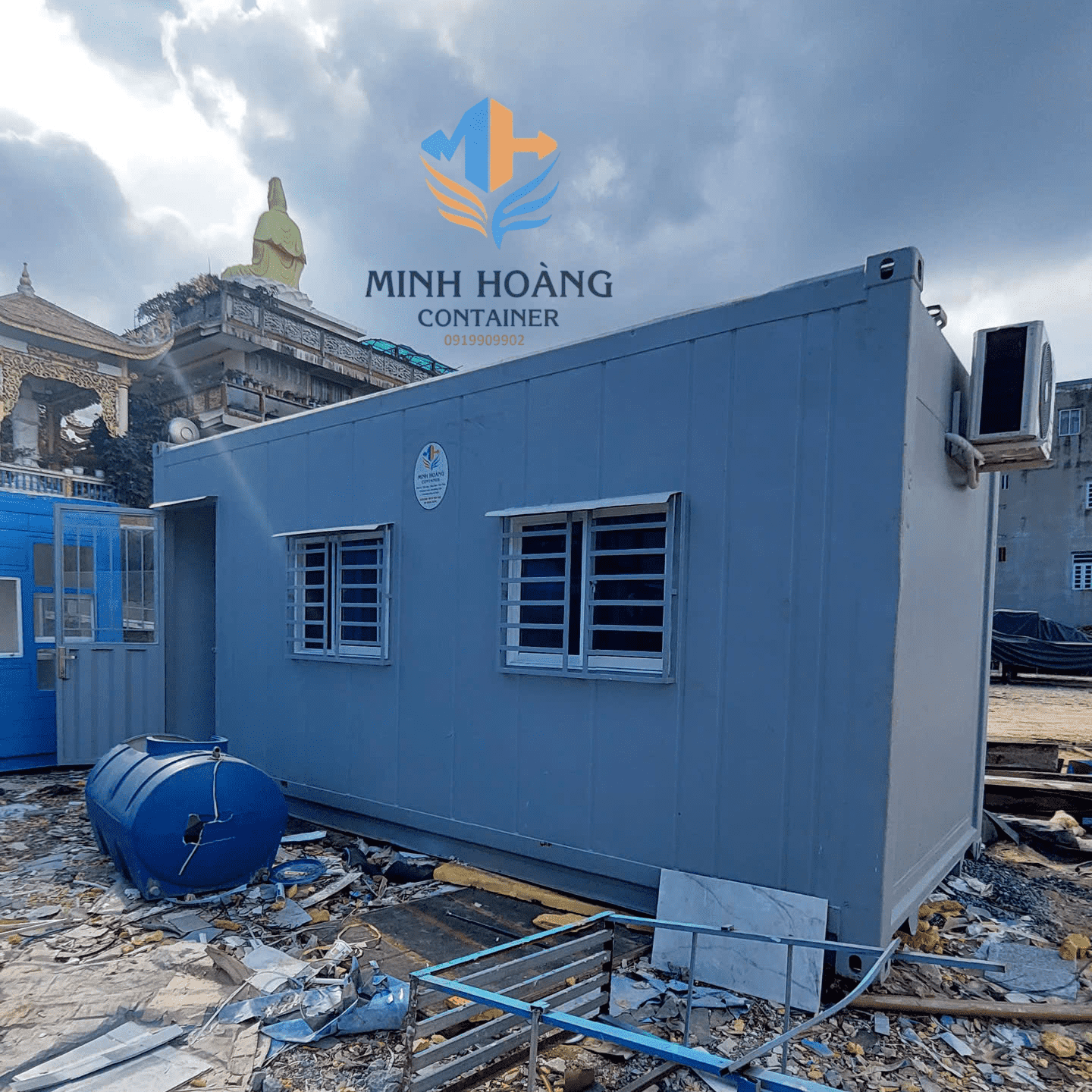 Container văn phòng  cho thuê  20 feet vỏ lạnh